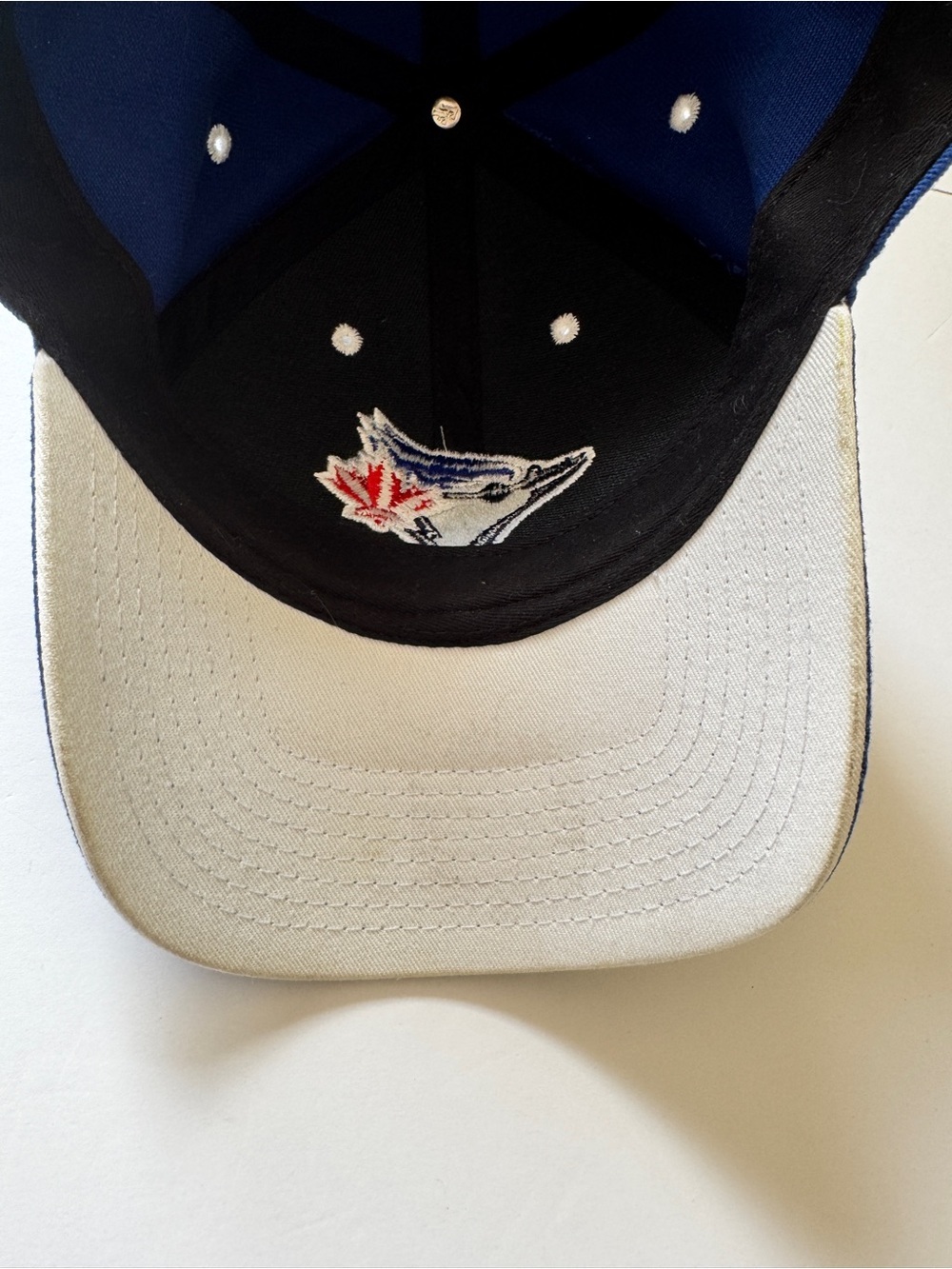 MLB Toronto Blue Jays New Era Fitted Hat Baseball Cap 6 Panel Blue One Size - Picture 8 of 13